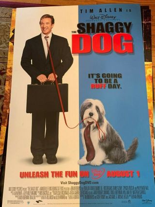 Shaggy Dog - Tim Allen - Disney - Movie Poster - 27 X 40 Inches B1
