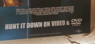THE BOURNE IDENTITY MATT DAMON Australian VIDEO release LARGE MOVIE POSTER 2
