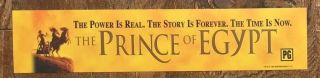 The Prince Of Egypt - Movie Theater Mylar / Poster - Small Box Office Version