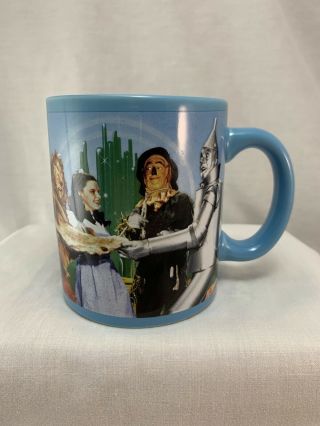 Wizard Of Oz Coffee Tea Mug Cup Dorothy Lion Scarecrow Tinman Lt Blue 12 Oz