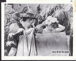 Sidney James Joan Sims.  Carry On Up The Jungle 1970 Movie Photo 41609