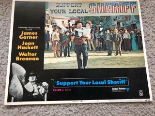 1969 Support Your Local Sheriff Lobby Card James Garner