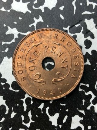 1949 Southern Rhodesia 1 Penny (many Available) (1 Coin Only)