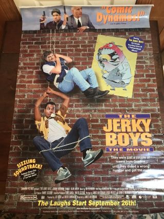 The Jerky Boys Movie 1995 26x40” Poster Print Lithograph 90s Video Store Release