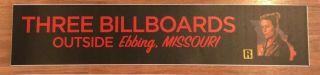 Three Billboards Outside Ebbing Missouri - Movie Theater Poster Mylar Large 5x25