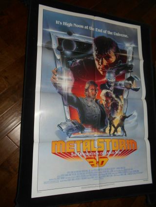 Metalstorm The Destruction Of Jared Sin Sci Fi Folded One Sheet Poster