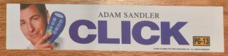 Click - (2006) - Adam Sandler - Movie Theater Poster / Mylar Large Vers - 5x25