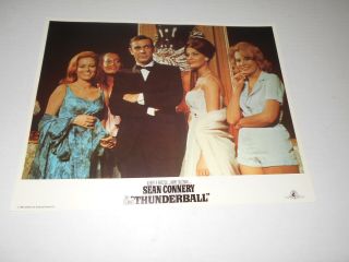 Thunderball James Bond 007 Sean Connery R84 Lobby Card