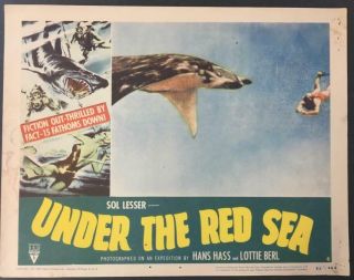 Documentary About Diving To The Bottom Res Sea Under The Red Sea Lobby Card 3653