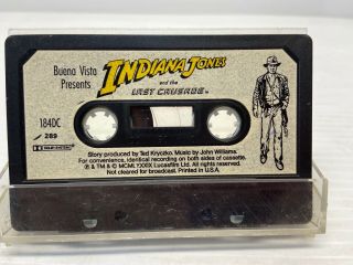 1989 Promotional Cassette Tape Indiana Jones & The Last Crusade 2
