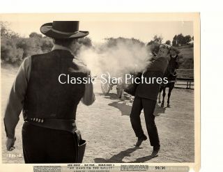 A321 Audie Murphy Edgar Stehli No Name On The Bullet (1959) Vintage Photograph
