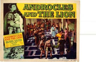 Androcles And The Lion 1952 Release Lobby Card Jean Simmons Mature,