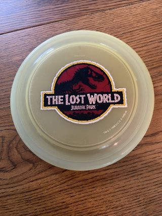 Jurassic Park The Lost World Glow In Yhe Dark Frisbee 1996