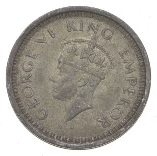 Silver - World Coin - 1945 India 1 Rupee - World Silver Coin 000