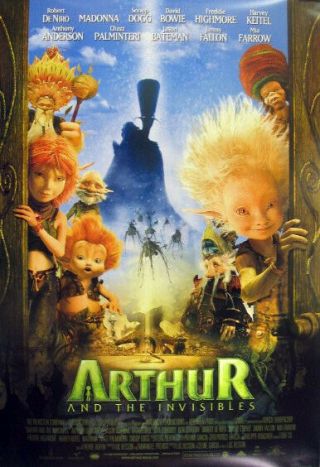 Arthur And The Invisibles Great 27x40 D/s Movie Poster