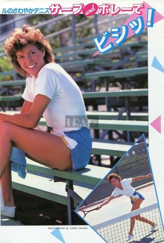 KRISTY McNICHOL Leggy Plays Tennis 1983 Japan Picture Clippings 2 - SHEETS ud/y 3