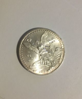 1/2 Half Silver Onza - Mexican Libertad 1994.  999 Silver 1994 Mexico 3