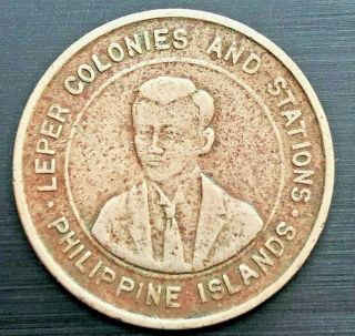 1930 Philippines Culion Island Leper Colony 10 Centavos
