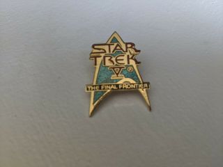 Star Trek V (5) The Final Frontier - Promotional Movie Pin - 1989