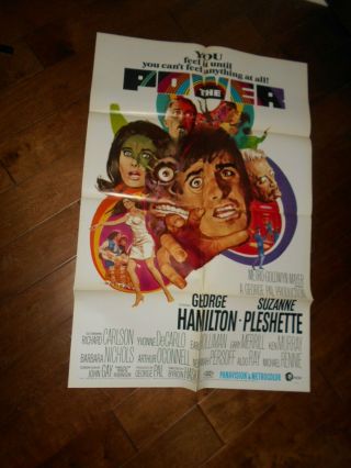 The Power George Hamilton George Pal Sci Fi Folded One Sheet Poster