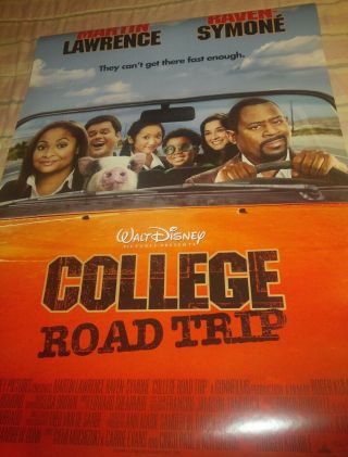 College Road Trip Walt Disney Promotional Movie Theater Poster 27 " X 40 "