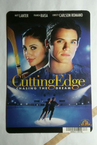 The Cutting Edge Chasing The Dream Mini Poster Backer Card (not A Dvd Movie)