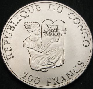 CONGO 100 Francs 1995 - Junkers JU52 - aUNC - 3245 ¤ 2