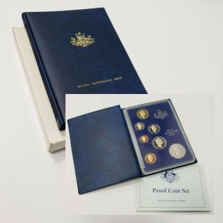 1987 Australia Proof Coin Set Royal Australian Coinage W/coa &box Shf87am25