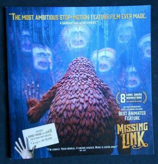 Missing Link Fyc Promo Booklet " The Making Of "