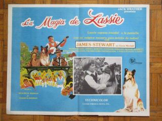 The Magic Of Lassie James Stewart Mickey Rooney Spanish Mexican Lobby Card 7