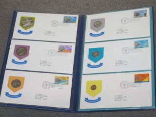 BRITISH VIRGIN ISLANDS FIRST DAY OF ISSUE STAMP COVER & COIN SET BOOKLET PROOF 3