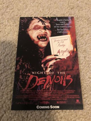 Night Of The Demons - Cool Promo Item Invitation For Angela Party
