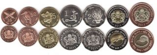 Andaman And Nicobar Isl - Set 7 Coins 25 50 Paice 1 2 5 10 20 Rupees 2011 Unc