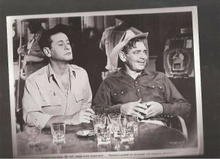 1960 Clark Gable,  Eli Wallach " The Misfits " Publicity Photo