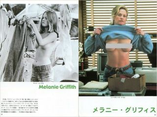 Melanie Griffith Sexy 1990s Japan Picture Clipping 2 - Pages Ca/d
