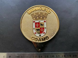 Puerto Rico Ca2000s Medalla Reconocimiento Municipio De Coamo,  Bronce Dorado