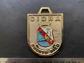 Puerto Rico Ca2000s Medalla Reconocimiento Municipio De Cidra,  Bronce