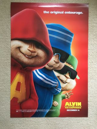 Alvin And The Chipmunks Theatrical Movie Poster (27 X 40)