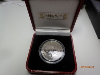 Gibraltar 5 Pound World’s 1st Titanium Coin 1999 Pf Unc 2000 Millennium