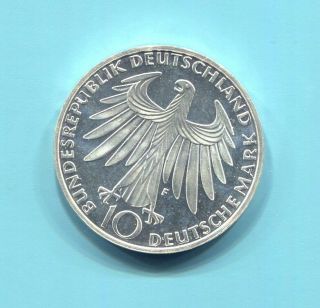 Germany - Fantastic Scarce 1972 Munich Olympics Proof Silver 10 Mark,  1972 F