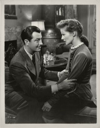 Katharine Hepburn,  Robert Taylor 1946 Scene Still Undercurrent