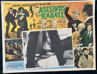 The Karate Killers Robert Vaughn David Mccallum Joan Crawford Lobby Card 1967