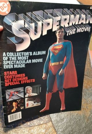 Superman The Movie Program Dc Comics C - 62 1979 All Collectors 