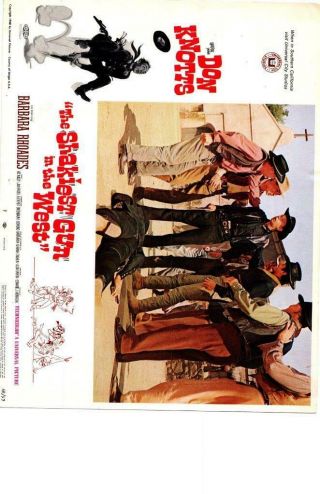 Shakiest Gun In The West 1968 Release Lobby Card Western Don Knotts,