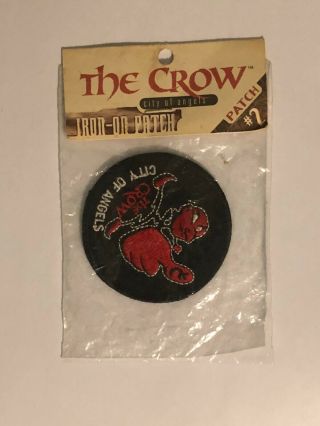 The Crow City Of Angels Iron - On Patch 1996 Bad Bird Prod.