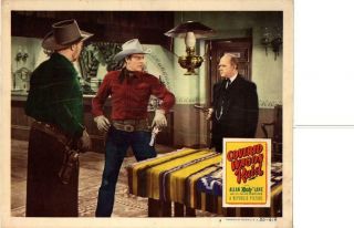 Covered Wagon Raid 1950 Originalrelease Lobby Card Western Allan Rocky Lane,
