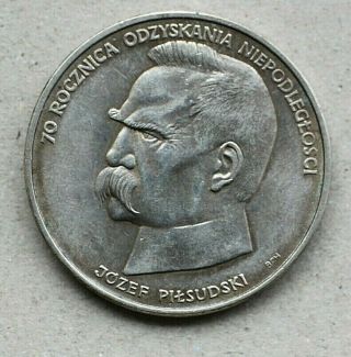 1988 Poland 50,  000 Zlotych,  Silver 0.  750/0.  4654asw,  Y180