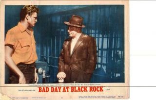 Bad Day At Black Rock 1954 Release Lobby Card Spencer Tracy