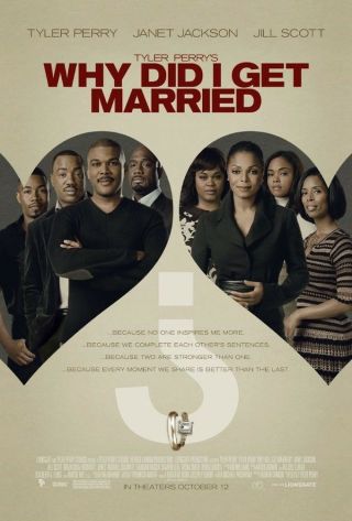 Why Did I Get Married Movie Poster 1 Sided Final 27x40 Tyler Perry