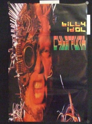 Rush Force Ten & Time Stand Still And Billy Idol Cyberpunk Concert Posters